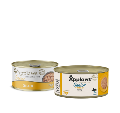 Applaws Senior Chicken in jelly 70g - консерва за котка с пилешко филе в желе