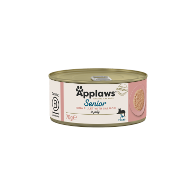 Applaws Senior Tuna with Salmon in Jelly 70g - Месни хапки за възрастни котки с риба тон и сьомга в желе