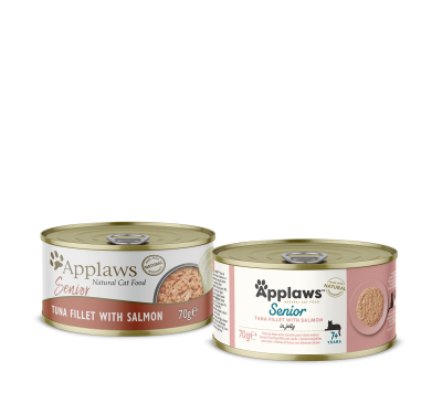 Applaws Senior Tuna with Salmon in Jelly 70g - Месни хапки за възрастни котки с риба тон и сьомга в желе