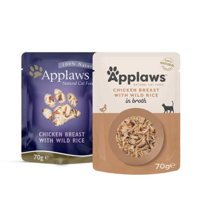 Applaws Chicken with Rice in Broth 70g - Пауч за котка пиле с див ориз в бульон