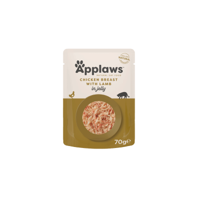 Applaws Chicken with Lamb in Jelly 70g - Пауч за котка пиле и агне в желе