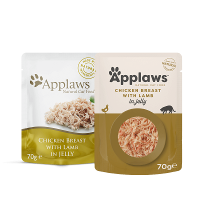 Applaws Chicken with Lamb in Jelly 70g - Пауч за котка пиле и агне в желе