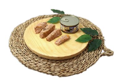 Natural Greatness Cat tin with Salmon and Turkey 185гр - консерва за котка със Сьомга и Пуйка с тиква и боровинки