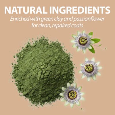 NATURÉ DOG SHAMPOO REPAIRING WITH GREEN CLAY 250мл - шампоан за кучета с увредена козина.