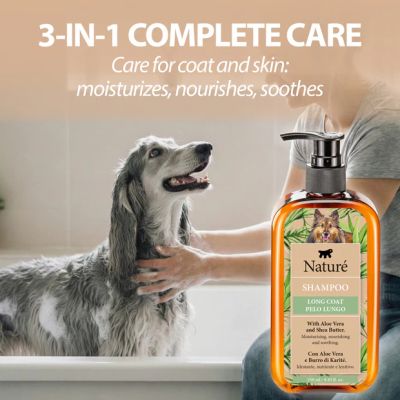 NATURÉ LONG COAT DOG SHAMPOO 250мл - шампоан за дългокосмести кучета