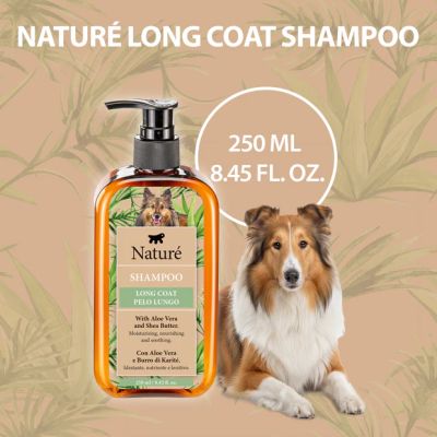 NATURÉ LONG COAT DOG SHAMPOO 250мл - шампоан за дългокосмести кучета