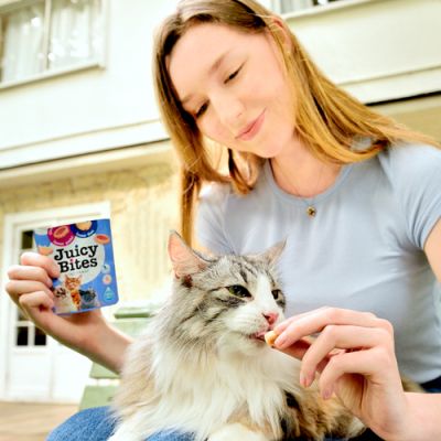Inaba - Juicy Bites - лакомство за котки сочни хапки с риба тон и пиле 3бр х 11.3гр