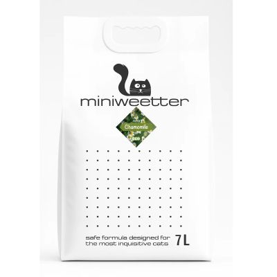 Miniweetter Natural - Биоразградима соева котешка тоалетна 7l