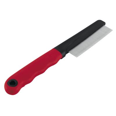 Ferplast GRO 5860 - гребен с хромирани зъбци за кучета и котки голям