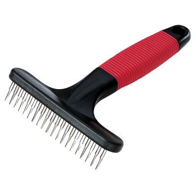 Ferplast GRO 5872 – едноредов гребен с метални въртящи се зъбци за кучета 