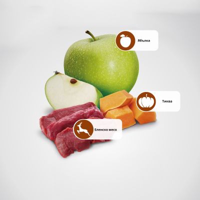 N&D CAT PUMPKIN VENISON § APPLE ADULT – пълноценна храна с тиква за котки над 1 година, с еленово месои ябълки