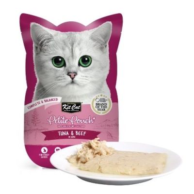 KIT CAT Pouch Tuna & Beef 70g -  ПАУЧ Риба тон и телешко в аспик (желе)"																																																																																																																																																																																							