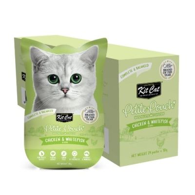 KIT CAT Pouch Chicken & Whitefish 70g - ПАУЧ Пилешко и бяла риба в аспик (желе)																																																																																																																																																																																