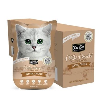 KIT CAT Pouch Chicken -  ПАУЧ Пилешко в аспик (желе)																																																																																																																																																																				