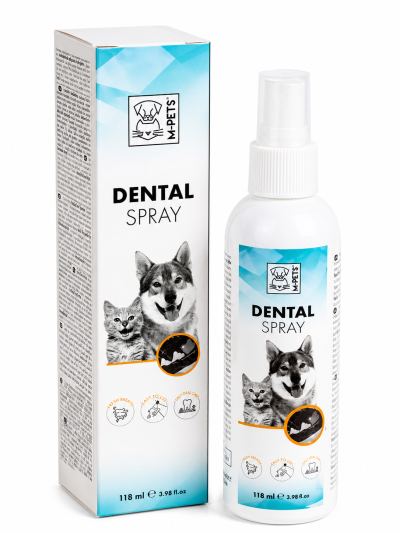 M-pets Dental Spray – спрей за зъбна хигиена при кучета и котки 118 мл