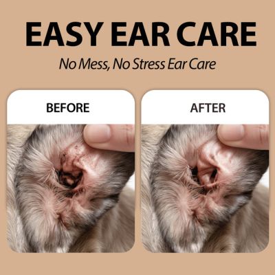 NATURÉ EAR WIPES 50 бр.- Мокри кърпички /напръстник/ за почистване на уши за кучета и котки. 