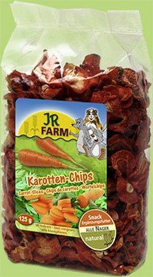JR FARM - Натурални резенчета от моркови за гризачи 125g