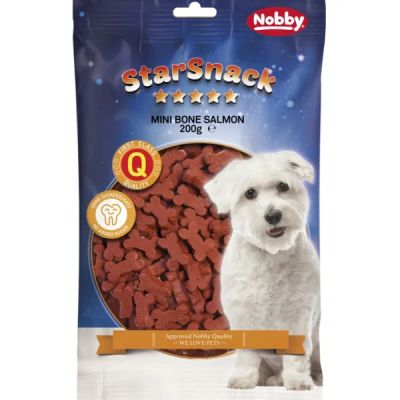 Nobby Лакомство StarSnack Mini Bones сьомга - 200 гр
