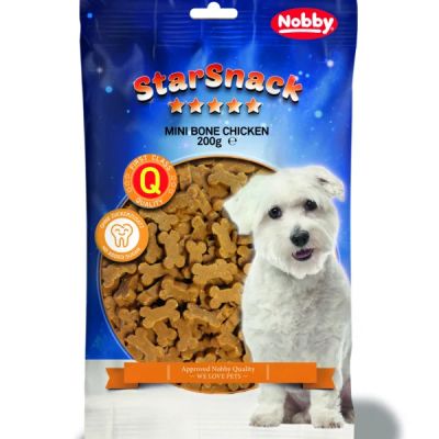 Nobby Лакомство StarSnack Mini Bones Пиле - 200 гр