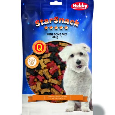 Nobby Лакомство StarSnack Mini Bones Mix - 200 гр