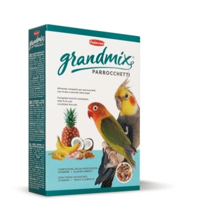 Padovan Grandmix Parrocchetti 400g - Висококачествена и пълноценна храна за средни папагали