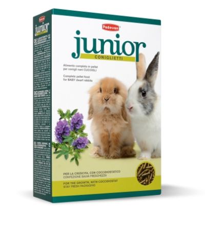 Padovan Junior Coniglietti 850g - Пълноценна храна за малки зайчета