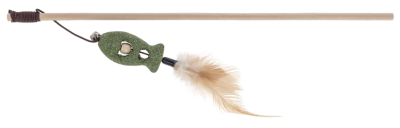 Kerbl - Pet CatNip - Въдица Рибка от пресован Catnip, Мататаби и пера
