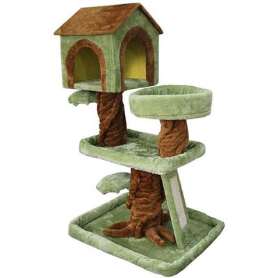 PlayMe Cat Scratcher Tree - Драскало за котки в уникална форма на Дърво