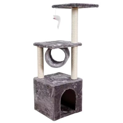 PlayMe Cat Scratcher Iova - Драскало за котки Айова сиво 90см