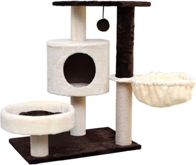 PlayMe Cat Scratcher Indiana - Драскало за котки с удобни легла Индиана 75см