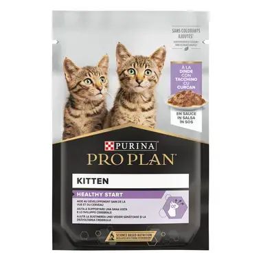 PURINA® PRO PLAN® Healthy Start 85гр пауч за малки котенца, с високо съдържание на пуйка