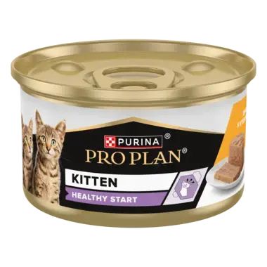 PURINA ® PRO PLAN ® Kitten HEALTHY START, 85гр за малки котенца, с високо съдържание на пиле