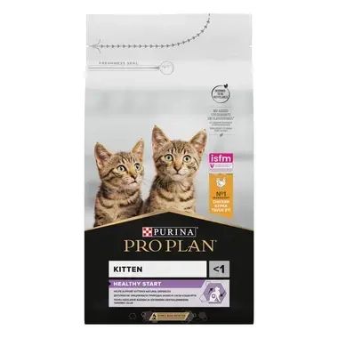 PURINA® PRO PLAN® Healthy Start суха храна за малки котенца, с високо съдържание на пиле