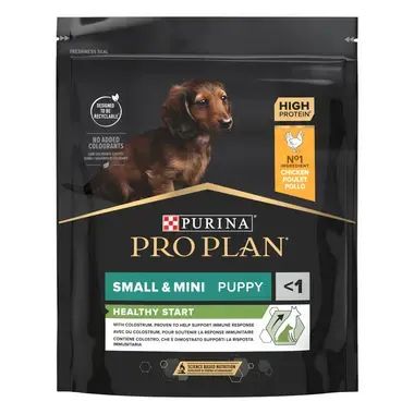 PURINA® PRO PLAN® Small & Mini Puppy HEALTHY START за малки кученца от дребни и мини породи, суха храна, с високо съдържание на пиле