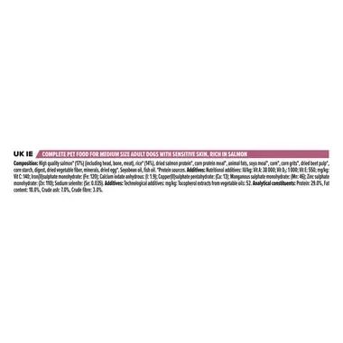 PURINA® PRO PLAN® Medium Adult Sensitive Skin за кучета в зряла възраст от средни породи с чувствителна кожа, суха храна, с високо съдържание на сьомга