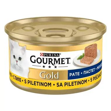 Gourmet Gold котешки пастет с вкус на пилешко 85g 
