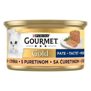 Gourmet Gold котешки пастет с вкус на пуешко 85g 