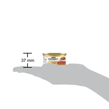Gourmet Gold хапки в сос пилешко филе и черен дроб 85g 