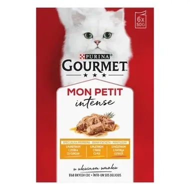 Gourmet Mon Petit 6х50g - пиле, патица и пуйка