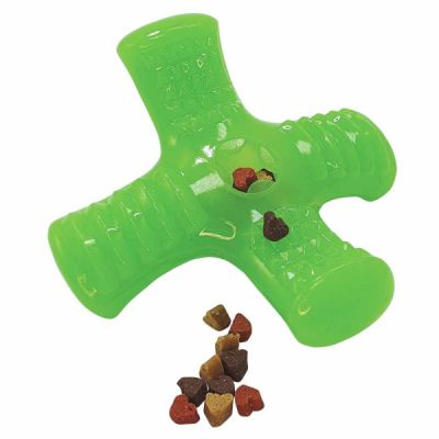 Nobby Играчка за лакомства TPR гума кръст 14.5 см