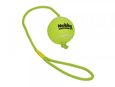 Nobby Играчка въже с тенис топка р-р L ф 7.5см. / 70см.
