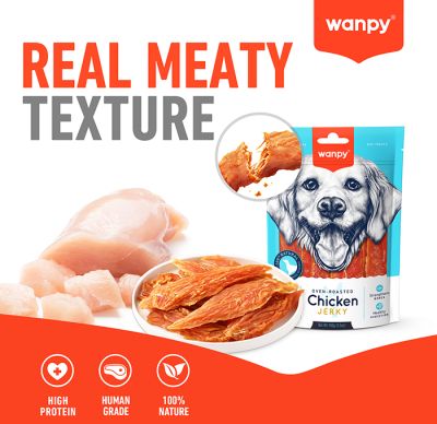 Wanpy Duck Jerky 100 г - премиум клас патешко филе, печено на фурна