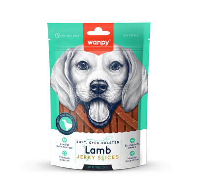 Wanpy Soft Lamb Jerky Slices 100 г - премиум клас филе агне слайс, печено на фурнa