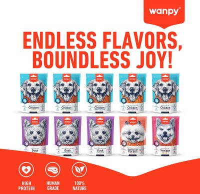 Wanpy Venison Jerky 100 г - премиум клас еленско филе, печено на фурна