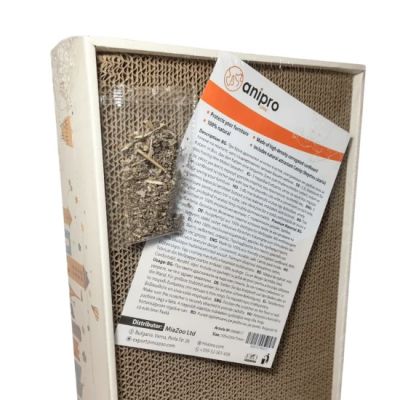 anipro Драскалка за котки, равна синя, 51.5х21.5х5.4 см