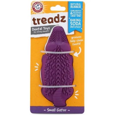 Arm&Hammer Super Treadz Mini Gator Играчка за кучета Крокодил малък 9см