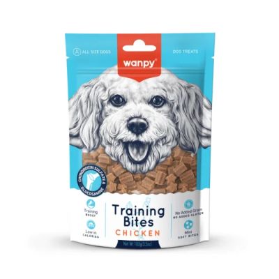 Wanpy Training Bites - лакомства за кучета с пилешко, подходящи за тренировка, 100 гр