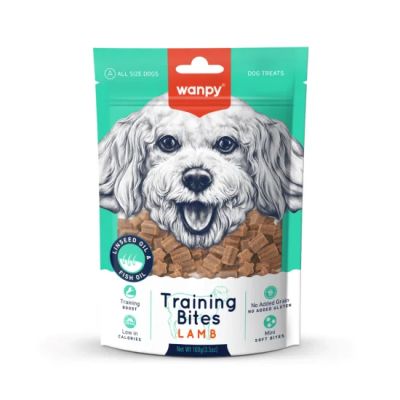Wanpy Training Bites - лакомства за кучета с агнешко месо, подходящи за тренировка, 100 гр