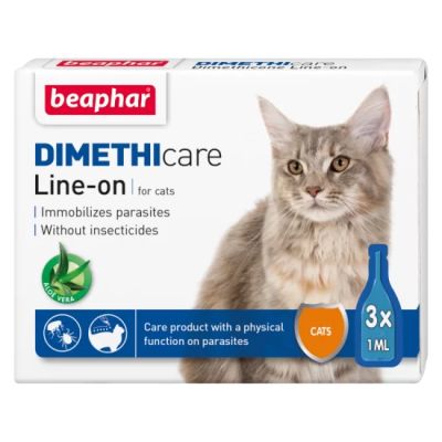 Beaphar Dimethicare спот он котки 3х1мл