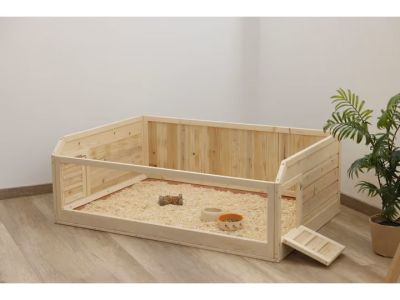 Kerbl Luxury wooden home for Guinea pigs - Луксозен дървен дом за Морски свинчета 114 / 76 / 40 см